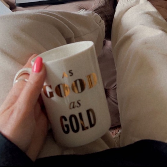 12 ounce Lenox Kate Spade Coffee Mug “Good as Gold”. - Picture 3 of 4
